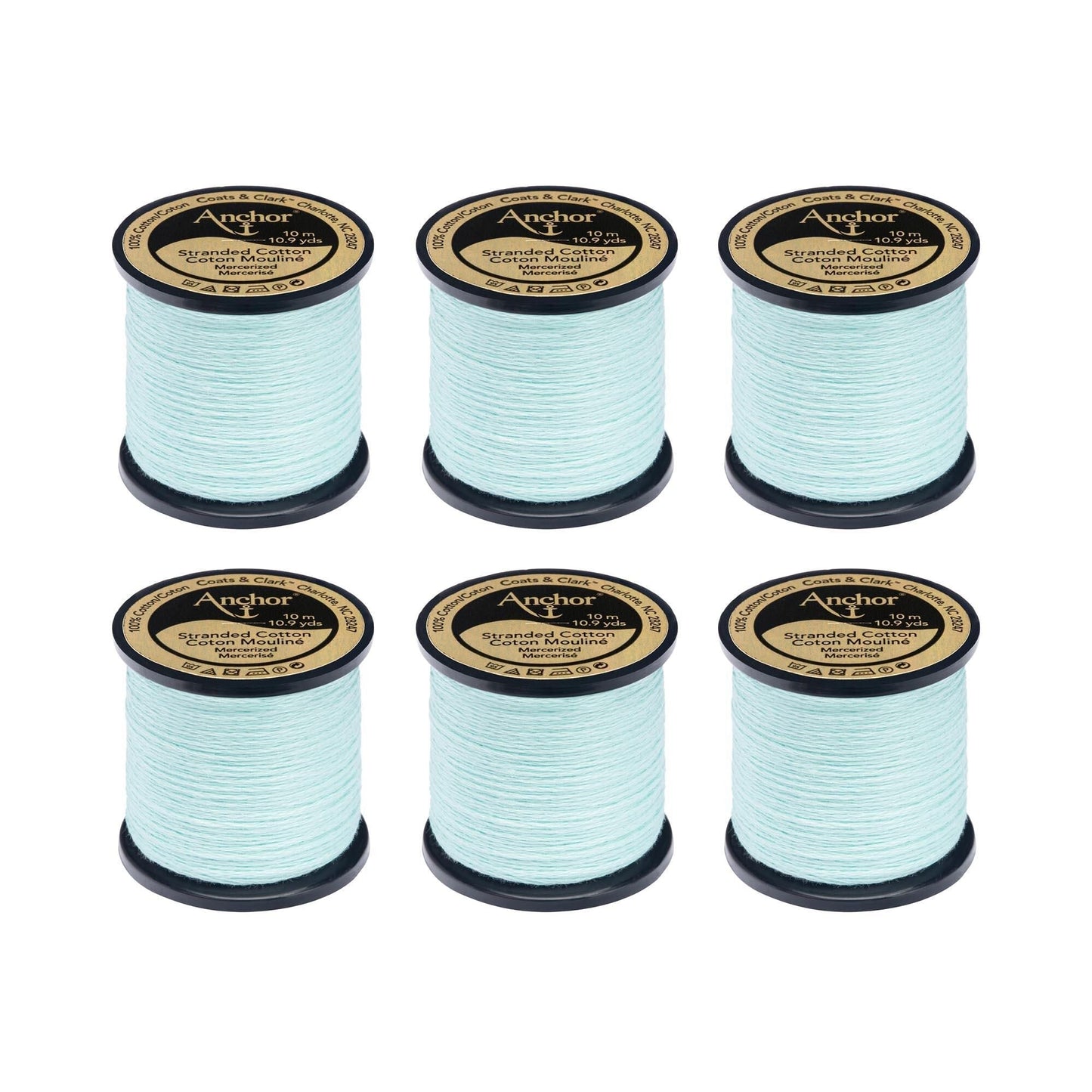 AN Spooled Floss 10 Meters (6 Pack) - Clearance shades