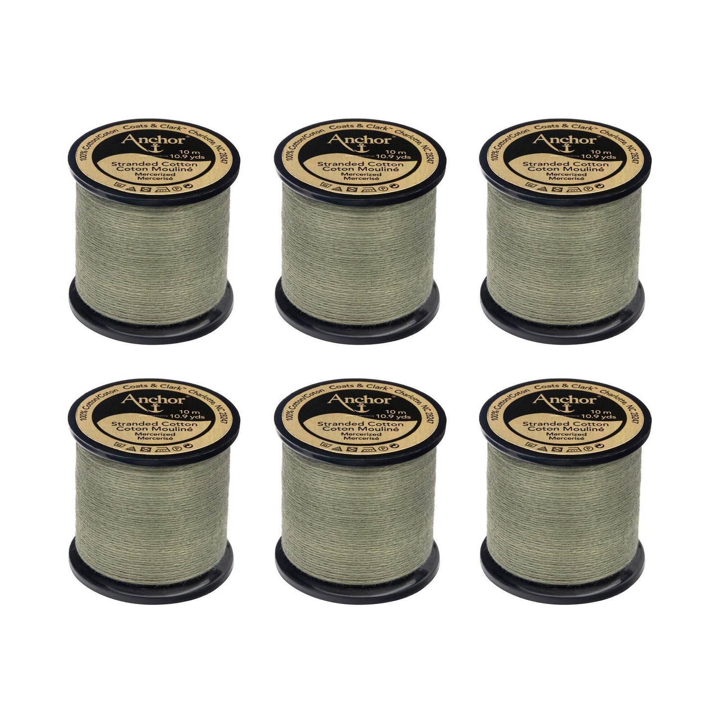 AN Spooled Floss 10 Meters (6 Pack) - Clearance shades