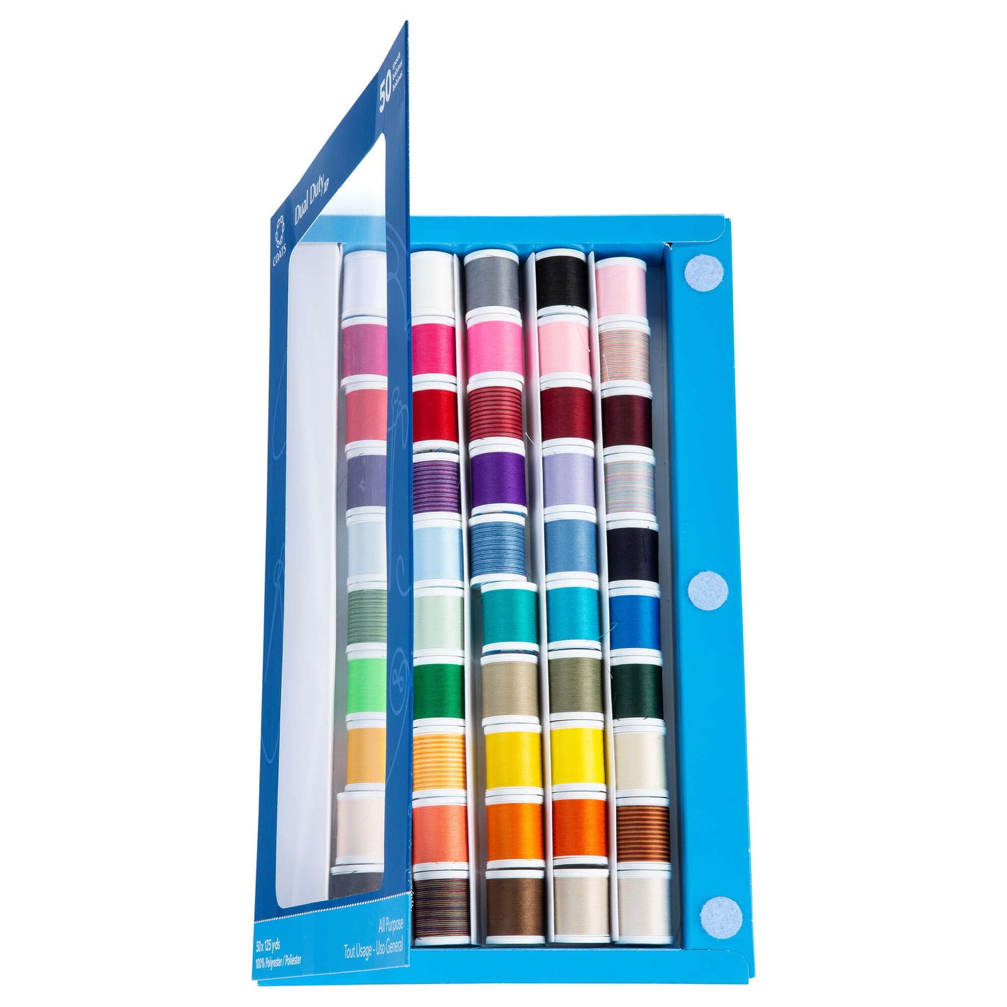 CC Dual Duty XP General Purpose Sewing Thread Set, 50 Spools
