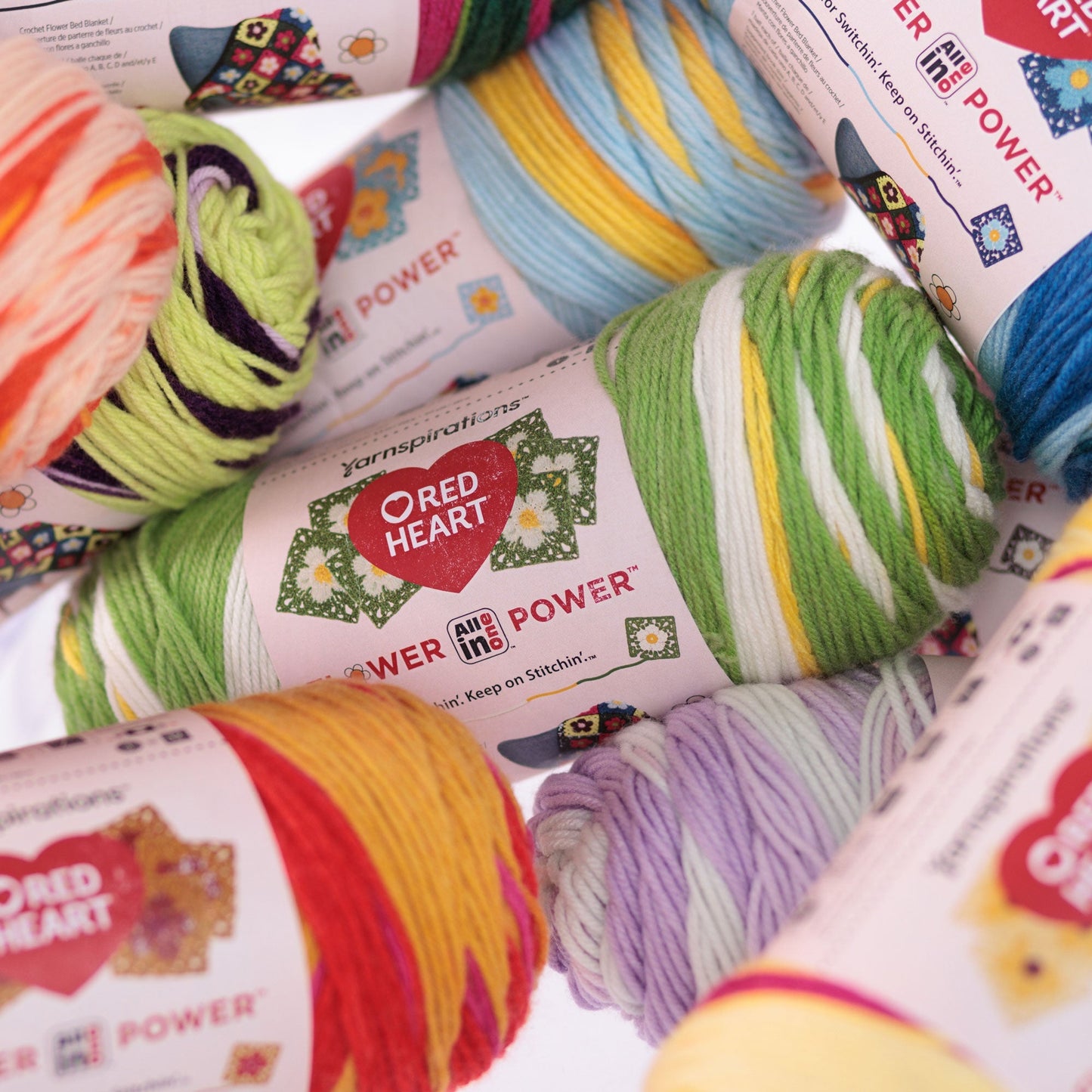 RH All In One Flower Power Yarn (250g/8.8oz)