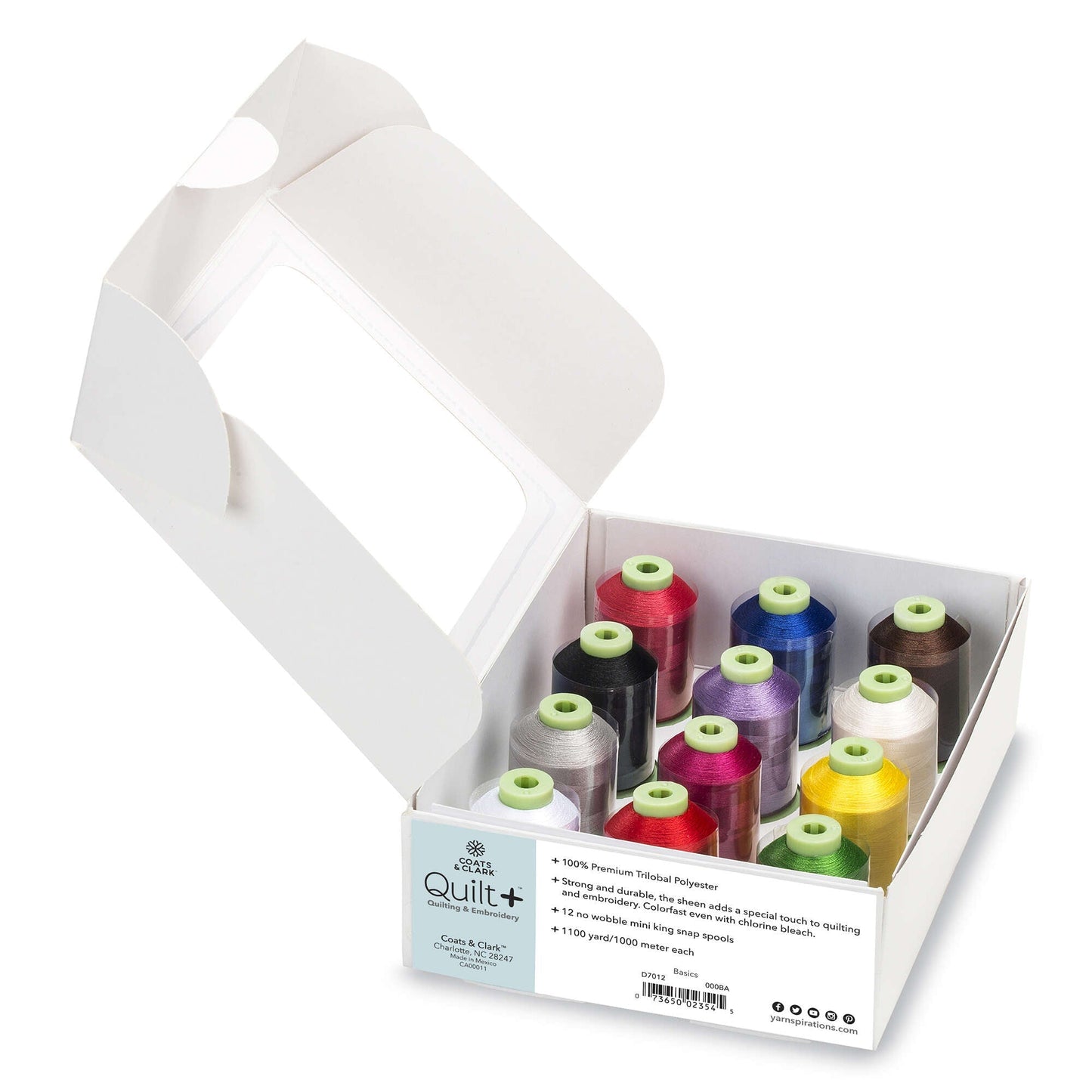 CC Quilt + Quilting & Embroidery Thread 12 Spool Set - Clearance items