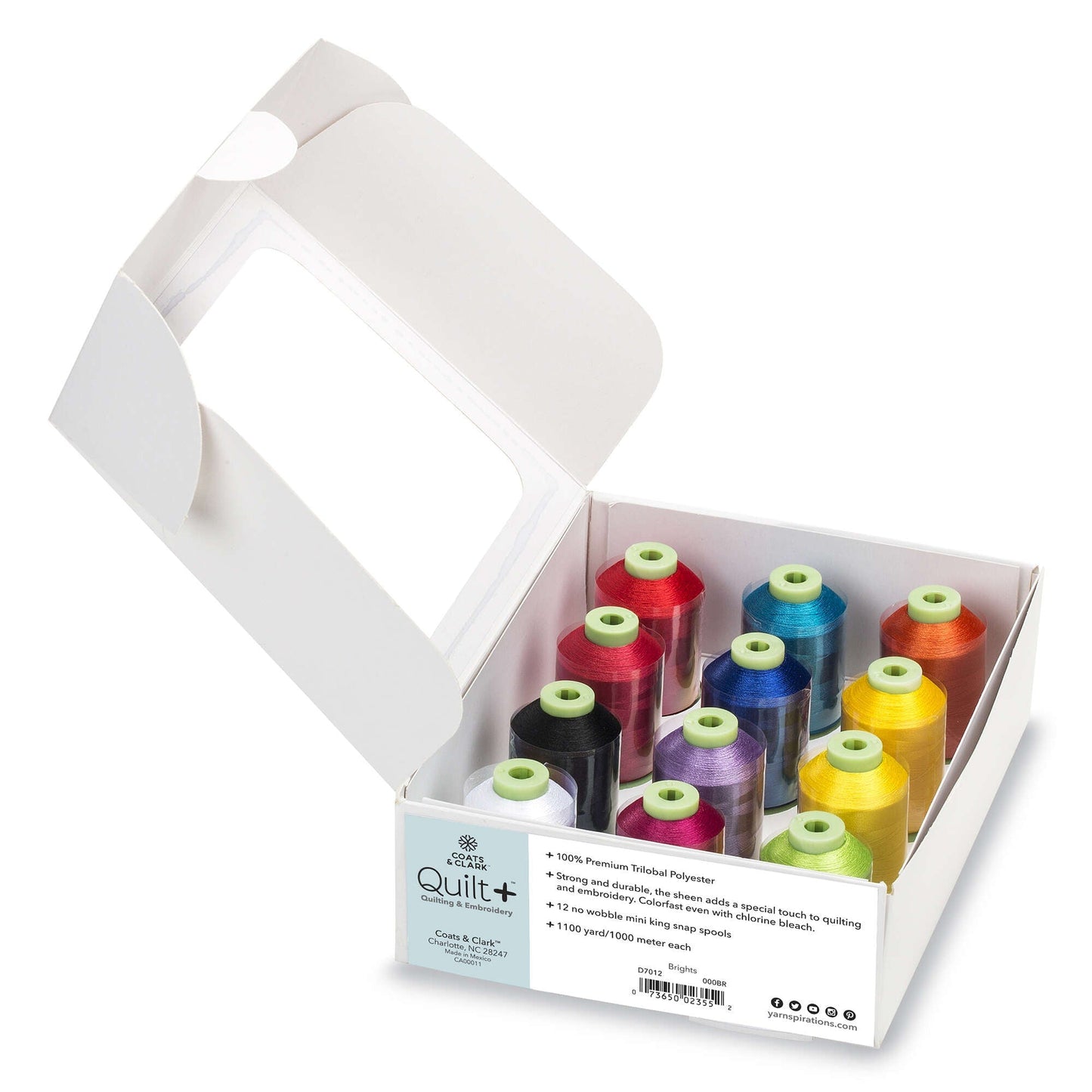 CC Quilt + Quilting & Embroidery Thread 12 Spool Set - Clearance items