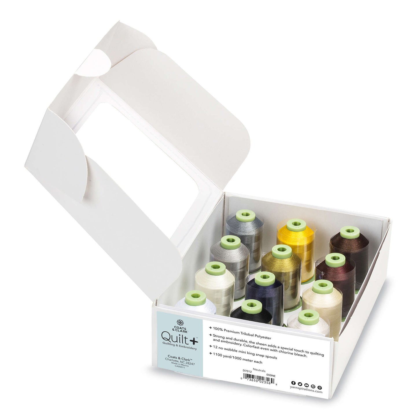 CC Quilt + Quilting & Embroidery Thread 12 Spool Set - Clearance items