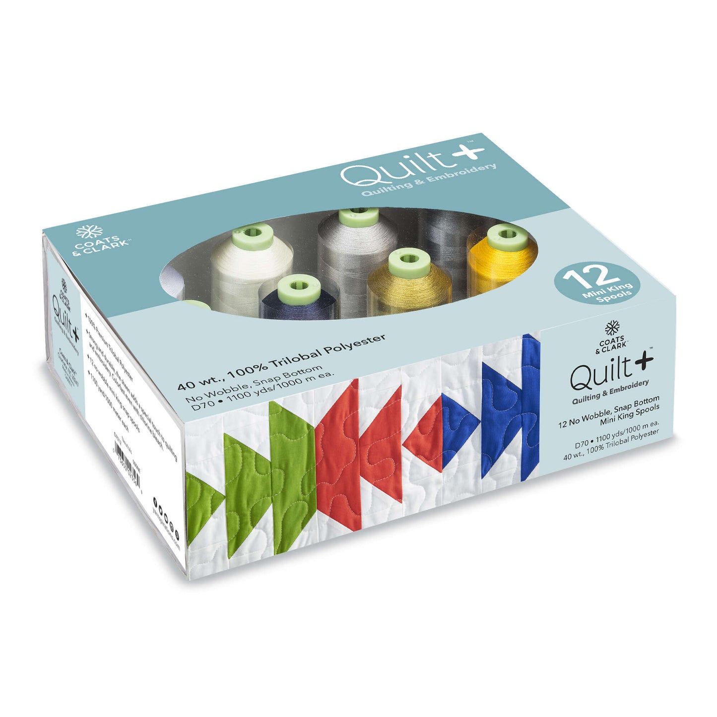 CC Quilt + Quilting & Embroidery Thread 12 Spool Set - Clearance items