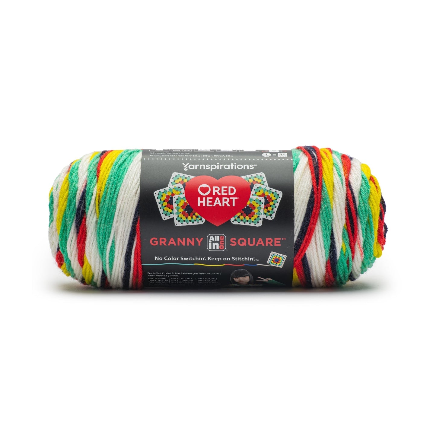 RH All In One Granny Square Yarn (250g/8.8oz)