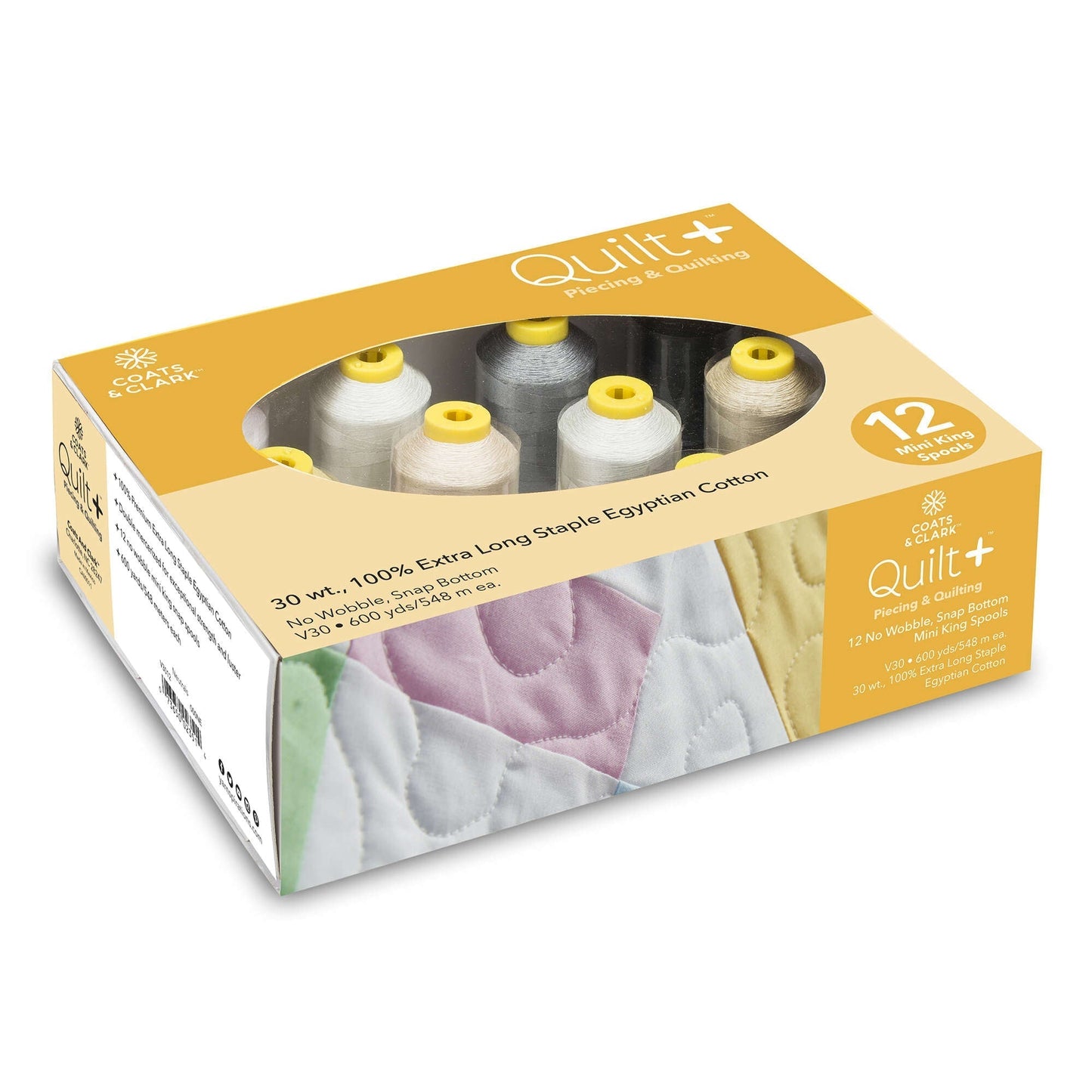 CC Quilt + Piecing & Quilting Thread 12 Spool Set - Clearance items
