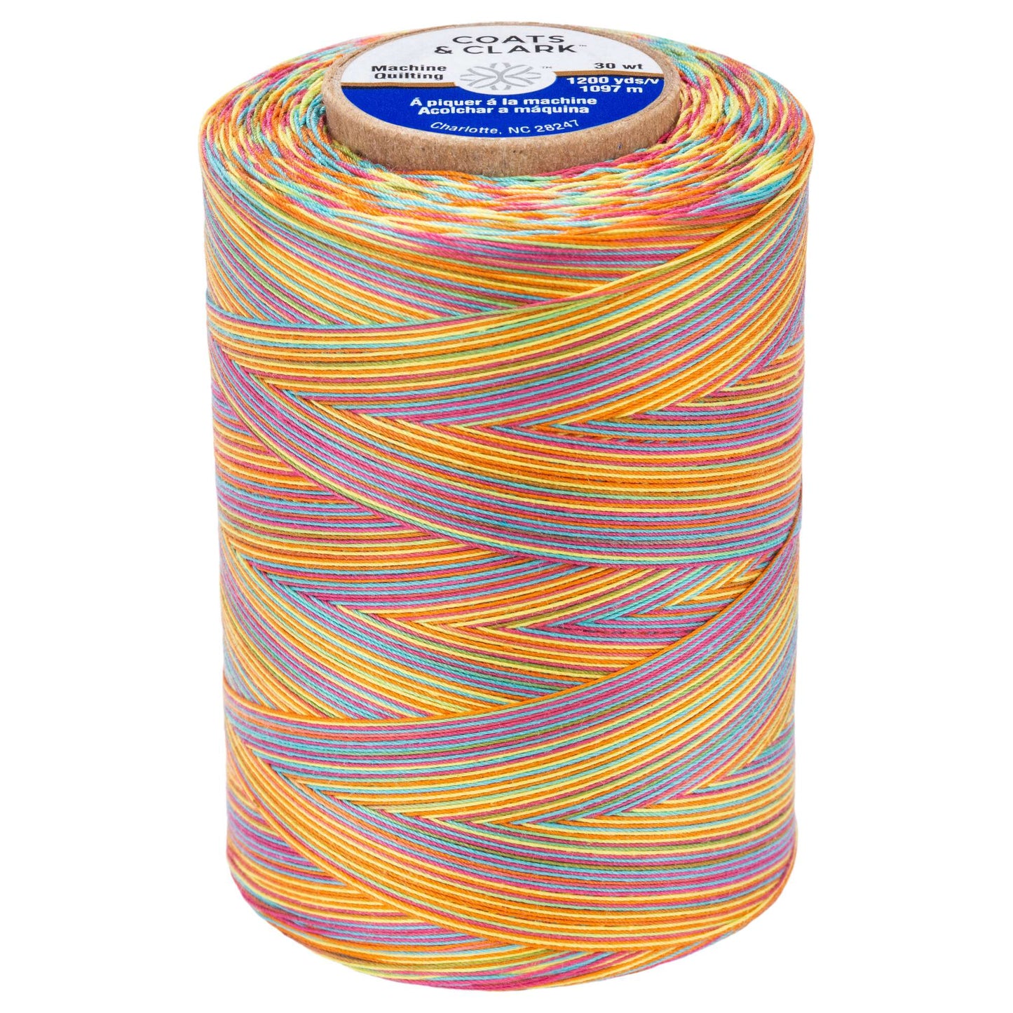 CC Cotton Machine Quilting Multicolor Thread (1200 Yards)
