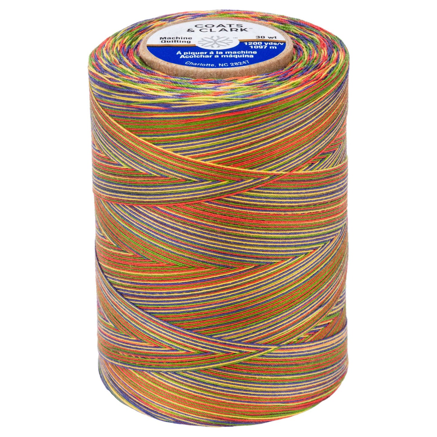 CC Cotton Machine Quilting Multicolor Thread (1200 Yards)