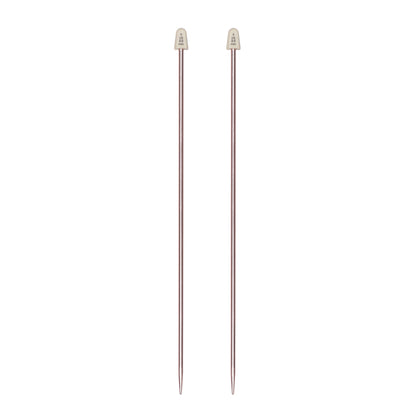 SB Silvalume 10" Single Point Knitting Needles