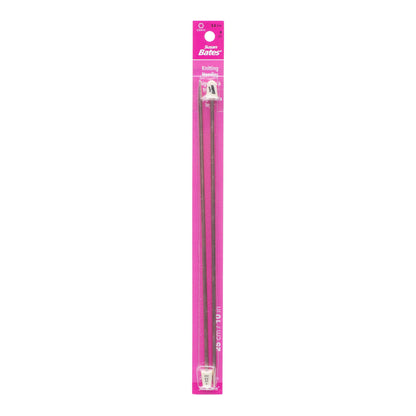 SB Silvalume 10" Single Point Knitting Needles