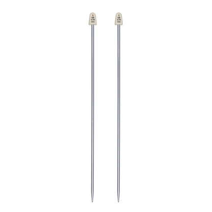 SB Silvalume 10" Single Point Knitting Needles