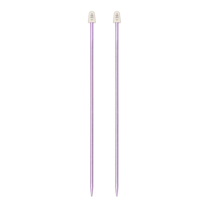 SB Silvalume 10" Single Point Knitting Needles
