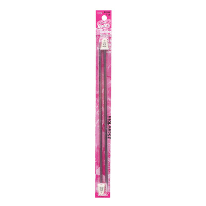 SB Silvalume 10" Single Point Knitting Needles