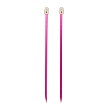 SB Silvalume 10" Single Point Knitting Needles