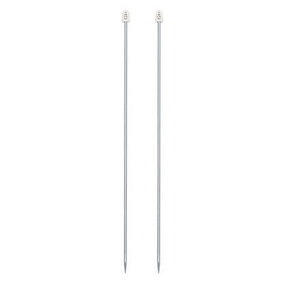 SB Silvalume 14" Single Point Knitting Needles