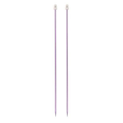 SB Silvalume 14" Single Point Knitting Needles
