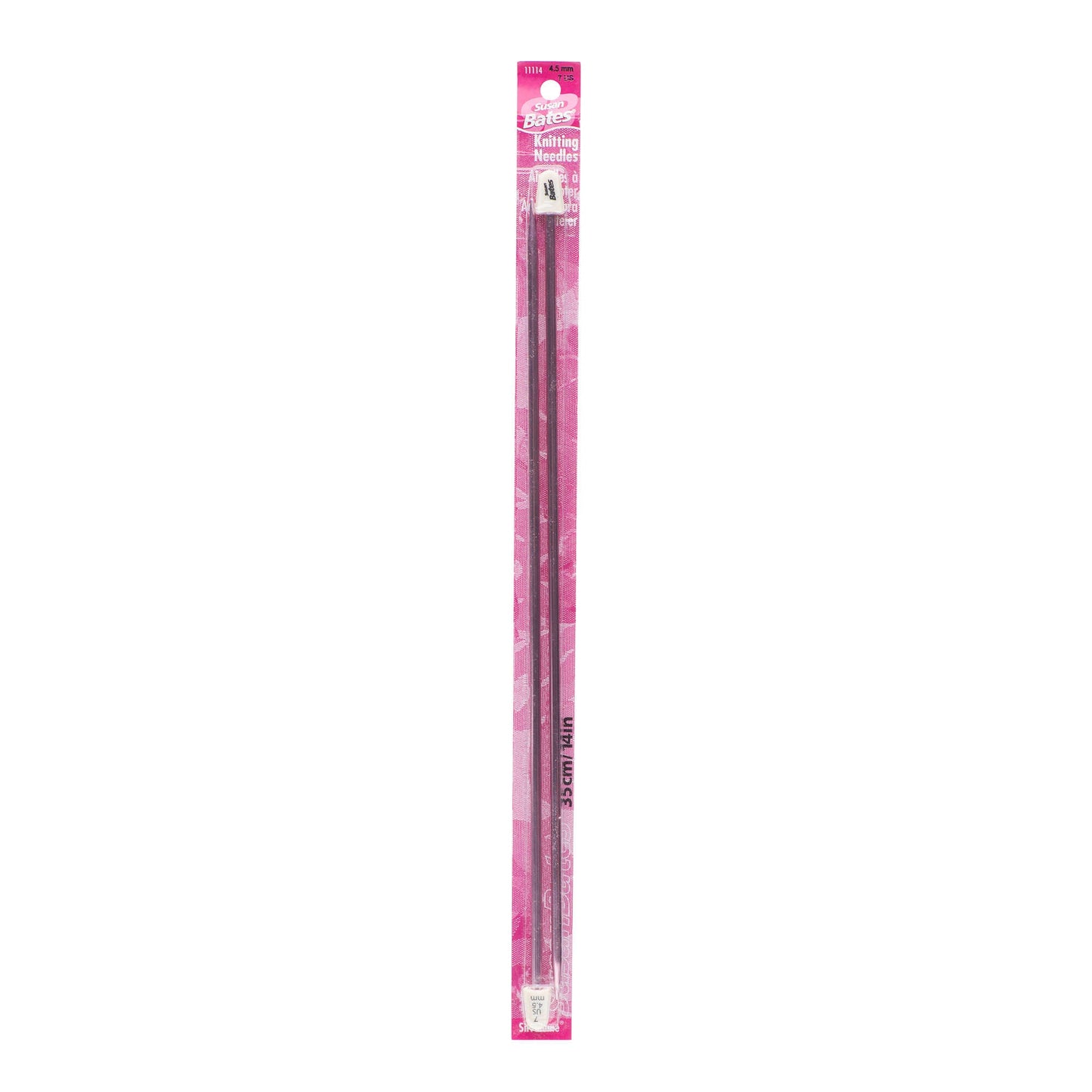 SB Silvalume 14" Single Point Knitting Needles