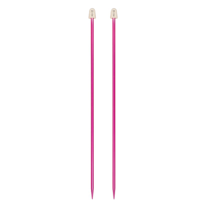 SB Silvalume 14" Single Point Knitting Needles