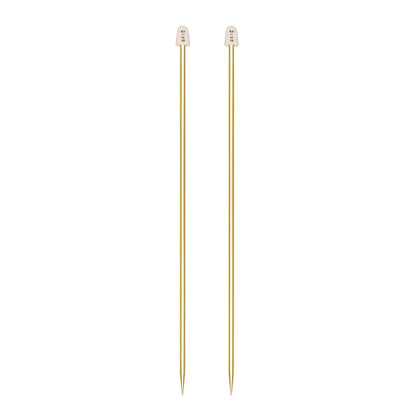 SB Silvalume 14" Single Point Knitting Needles