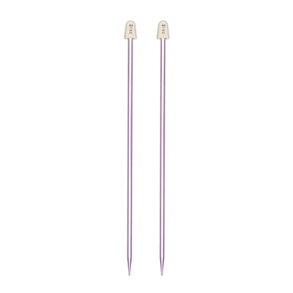 SB Silvalume 14" Single Point Knitting Needles