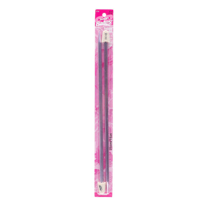 SB Silvalume 14" Single Point Knitting Needles