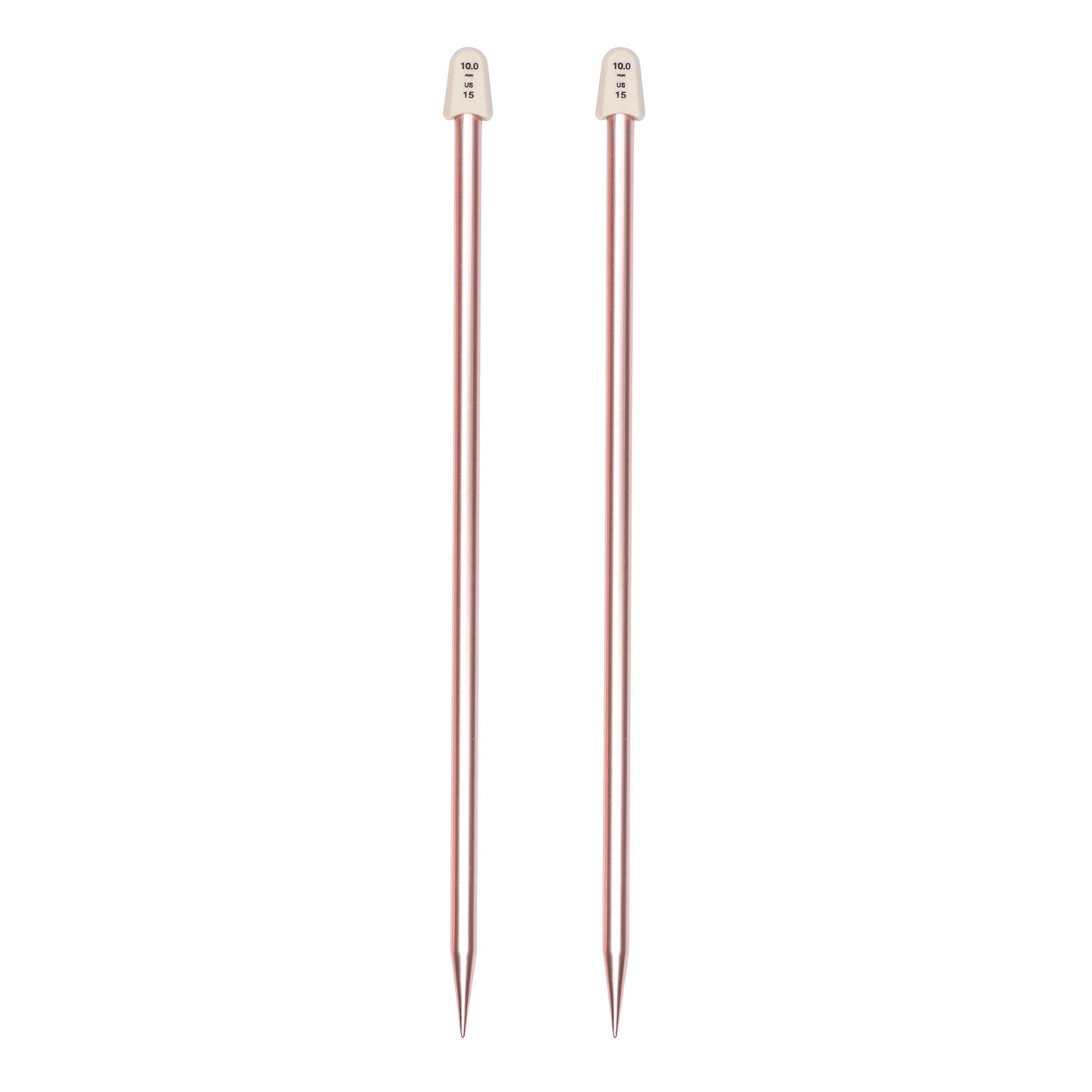 SB Silvalume 14" Single Point Knitting Needles