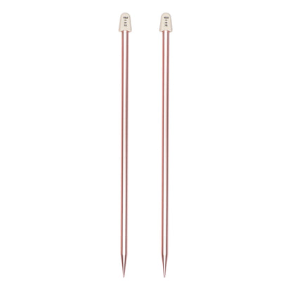 SB Silvalume 14" Single Point Knitting Needles