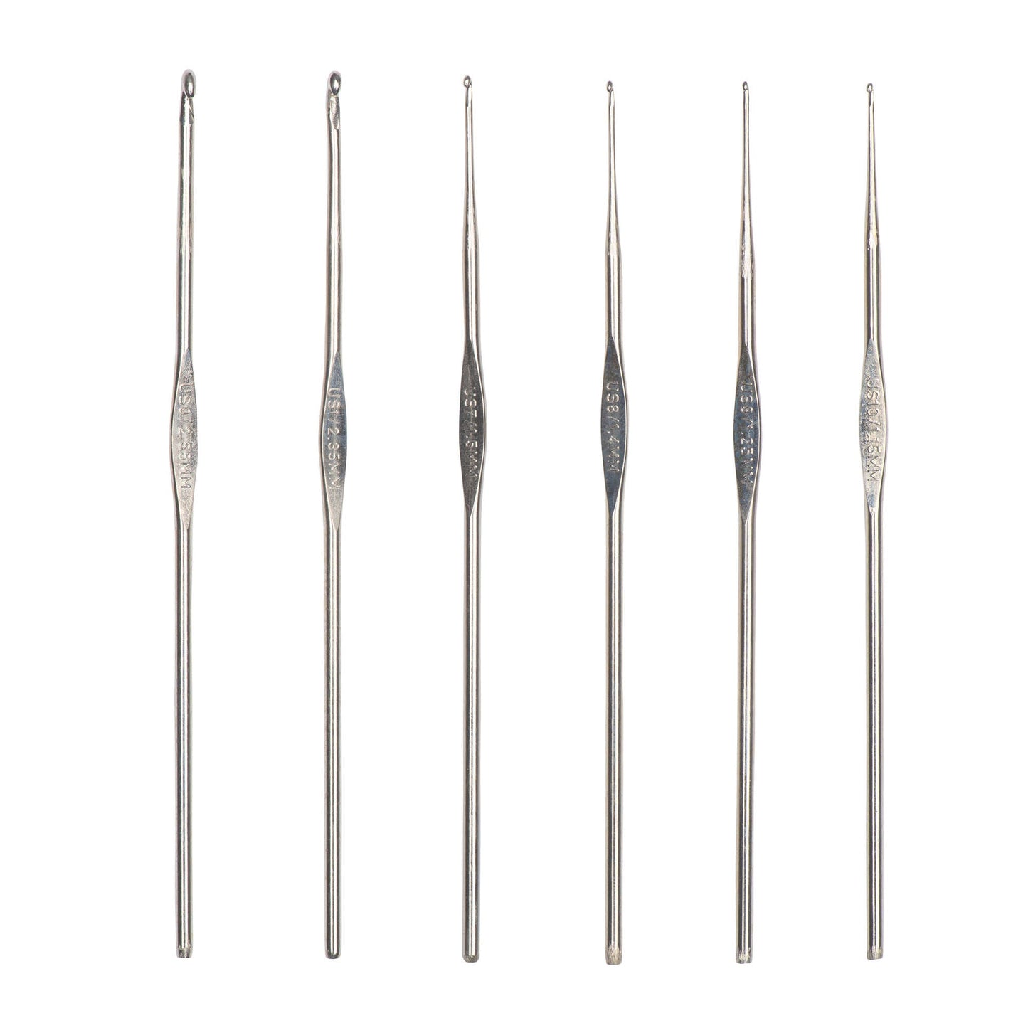 SB Steelite Set of 6 Crochet Hooks