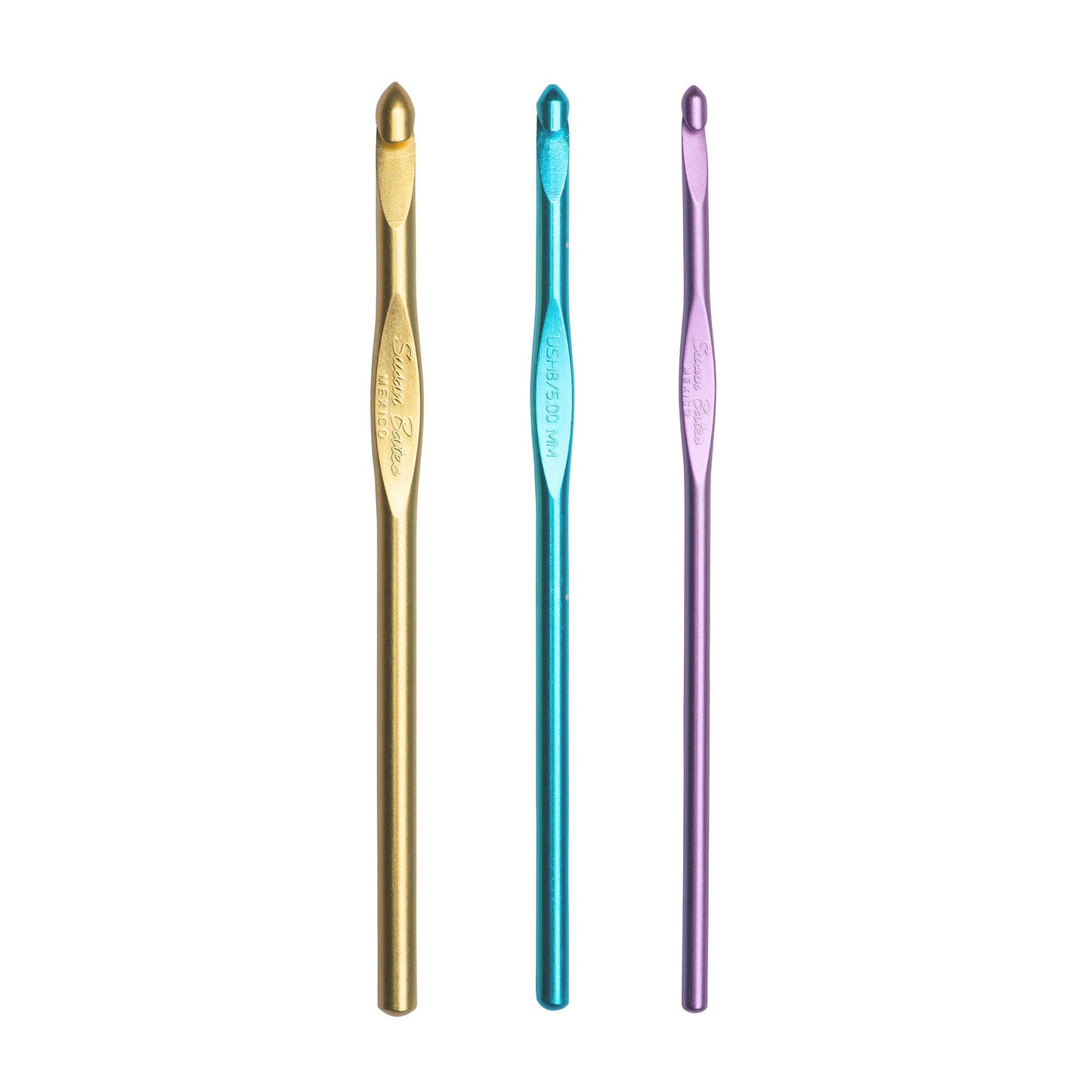 SB Silvalume Set of 3 Crochet Hooks