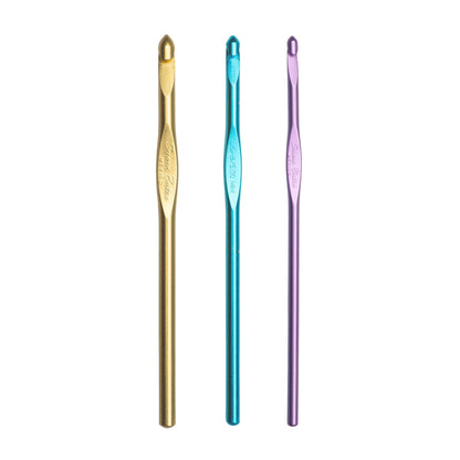 SB Silvalume Set of 3 Crochet Hooks