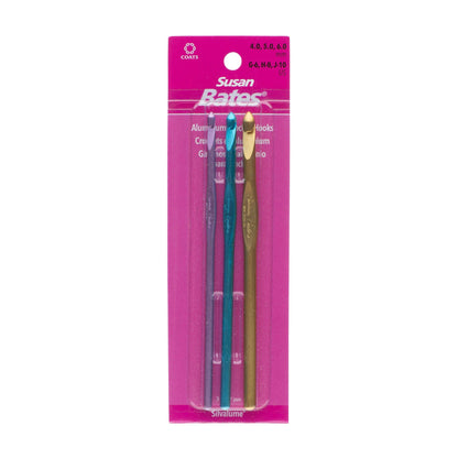 SB Silvalume Set of 3 Crochet Hooks