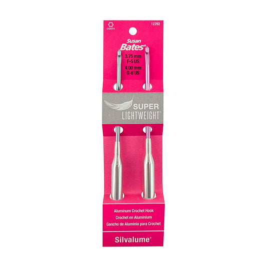 SB Silvalume Set of 2 Super Lightweight Crochet Hooks - Clearance Items