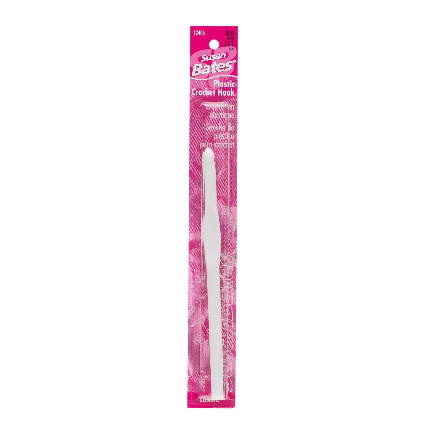 SB Luxite 5.5" Plastic Crochet Hook - Clearance Items