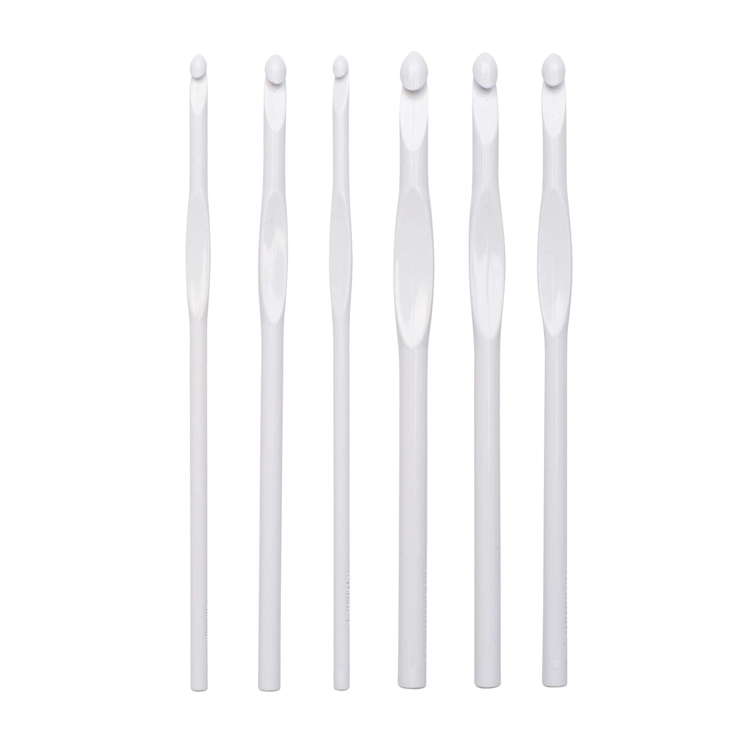 SB Luxite Set of 6 Plastic Crochet Hooks