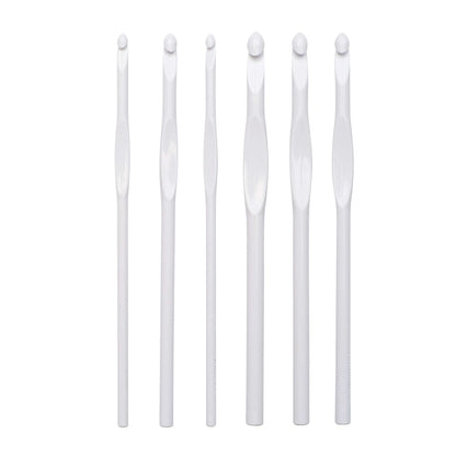 SB Luxite Set of 6 Plastic Crochet Hooks