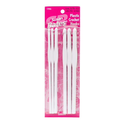 SB Luxite Set of 6 Plastic Crochet Hooks