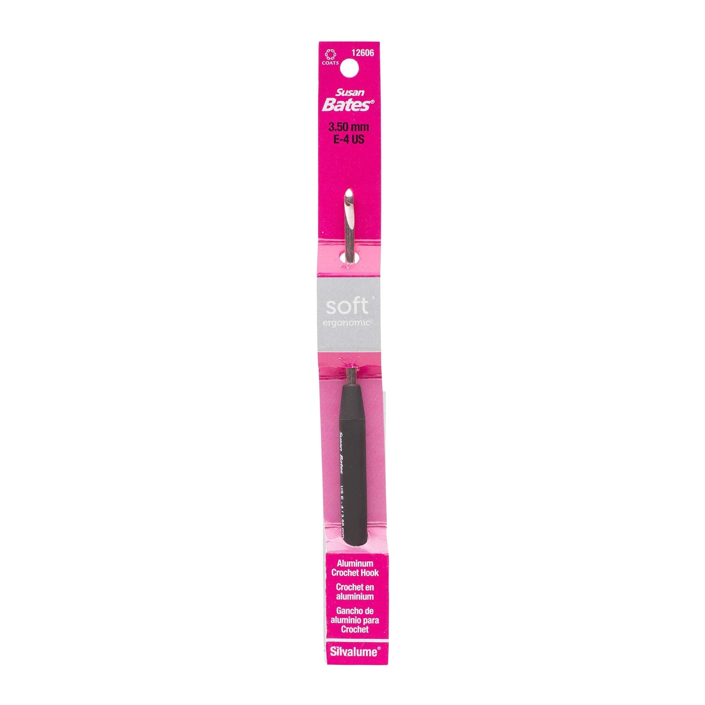 SB Silvalume Soft Ergonomic Crochet Hooks