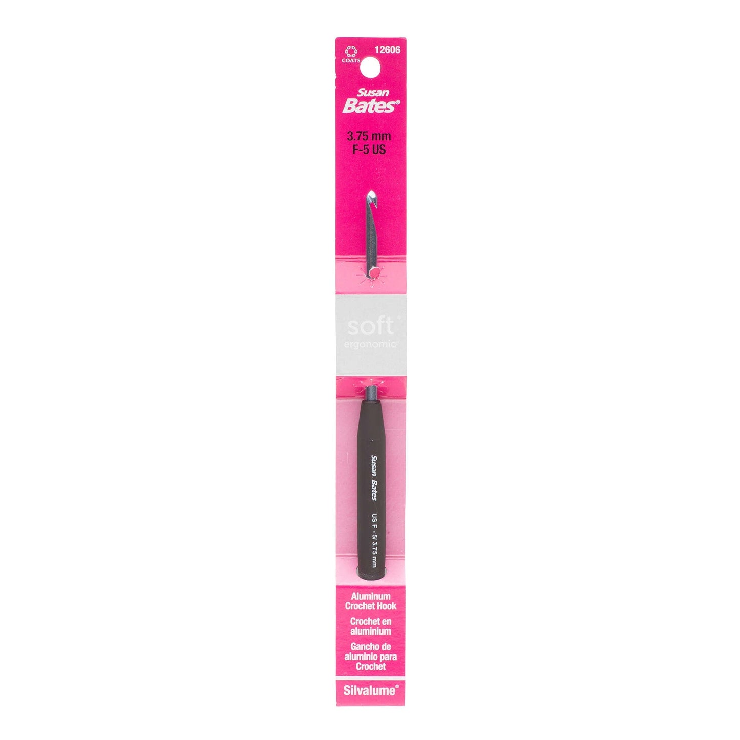 SB Silvalume Soft Ergonomic Crochet Hooks