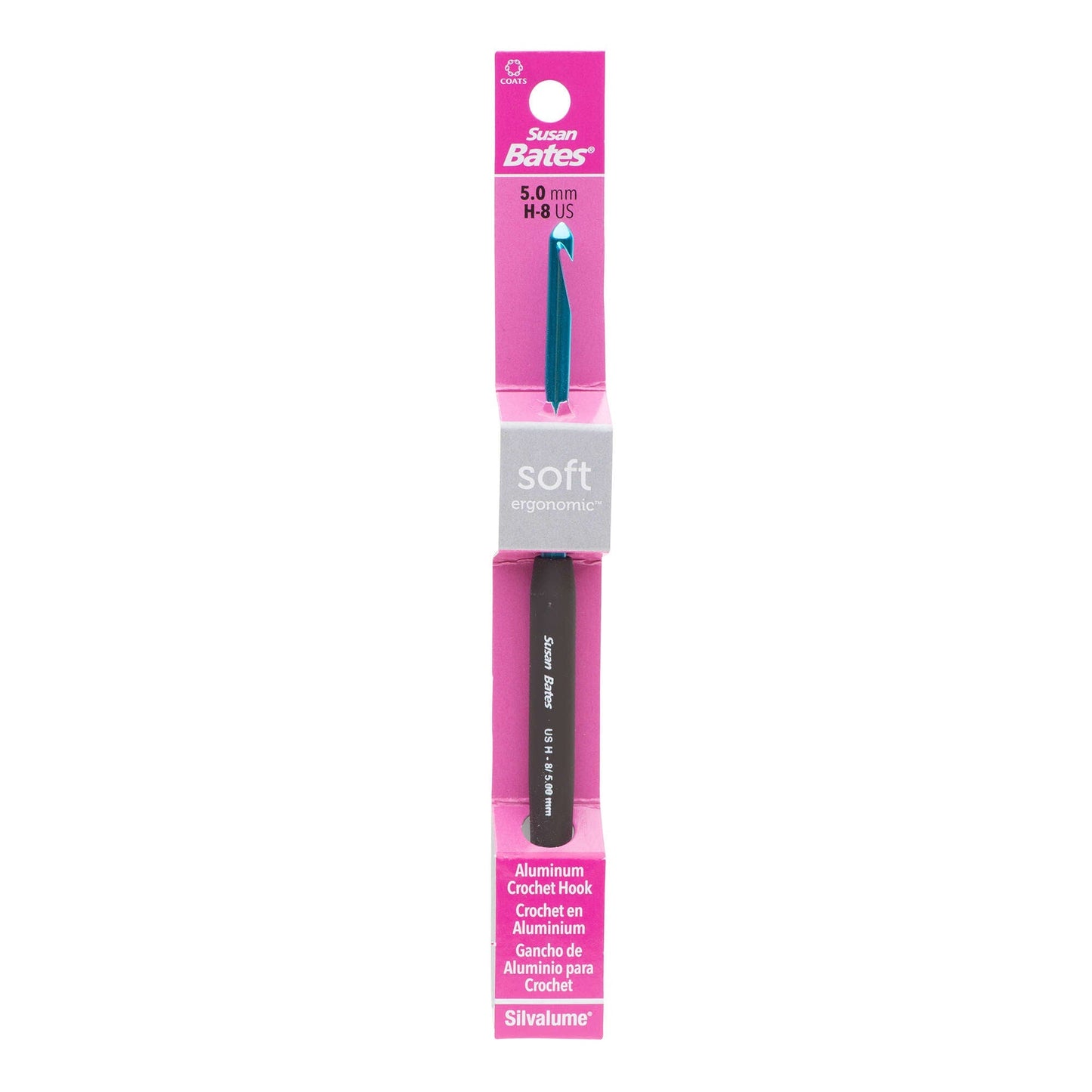 SB Silvalume Soft Ergonomic Crochet Hooks