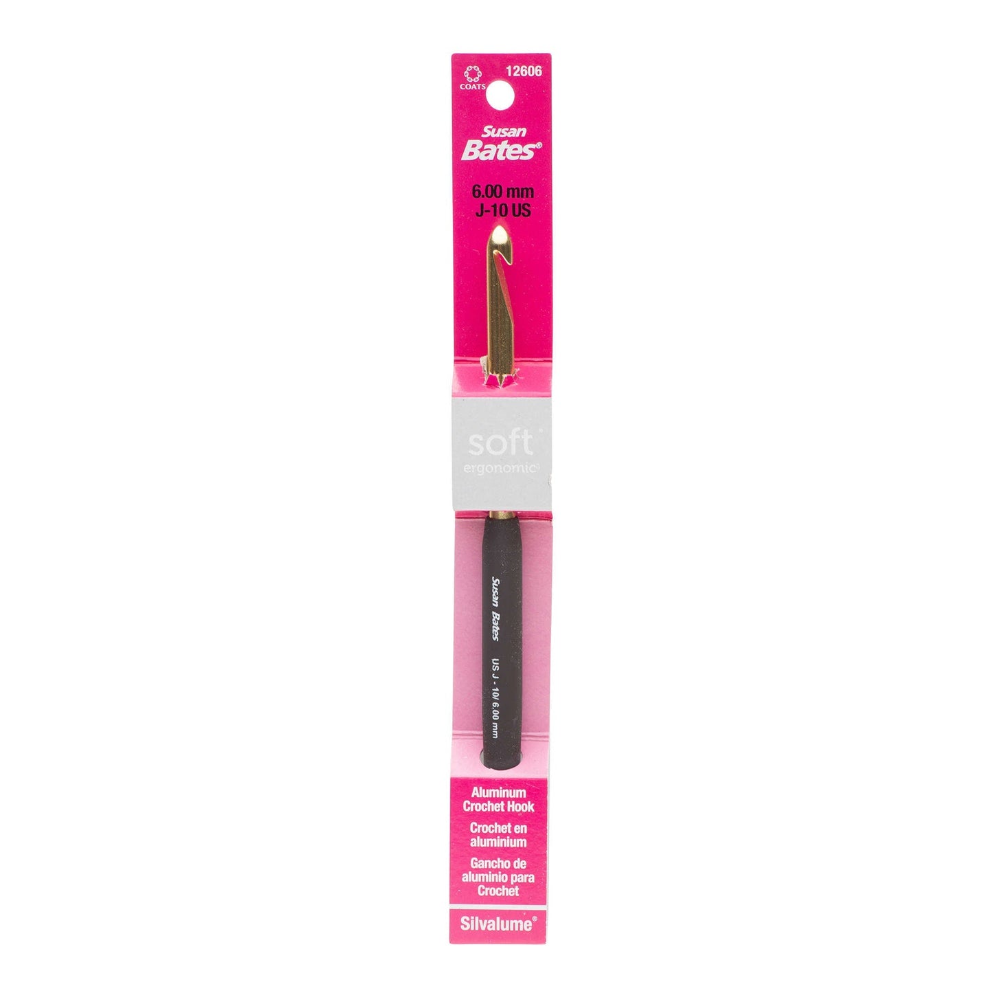 SB Silvalume Soft Ergonomic Crochet Hooks