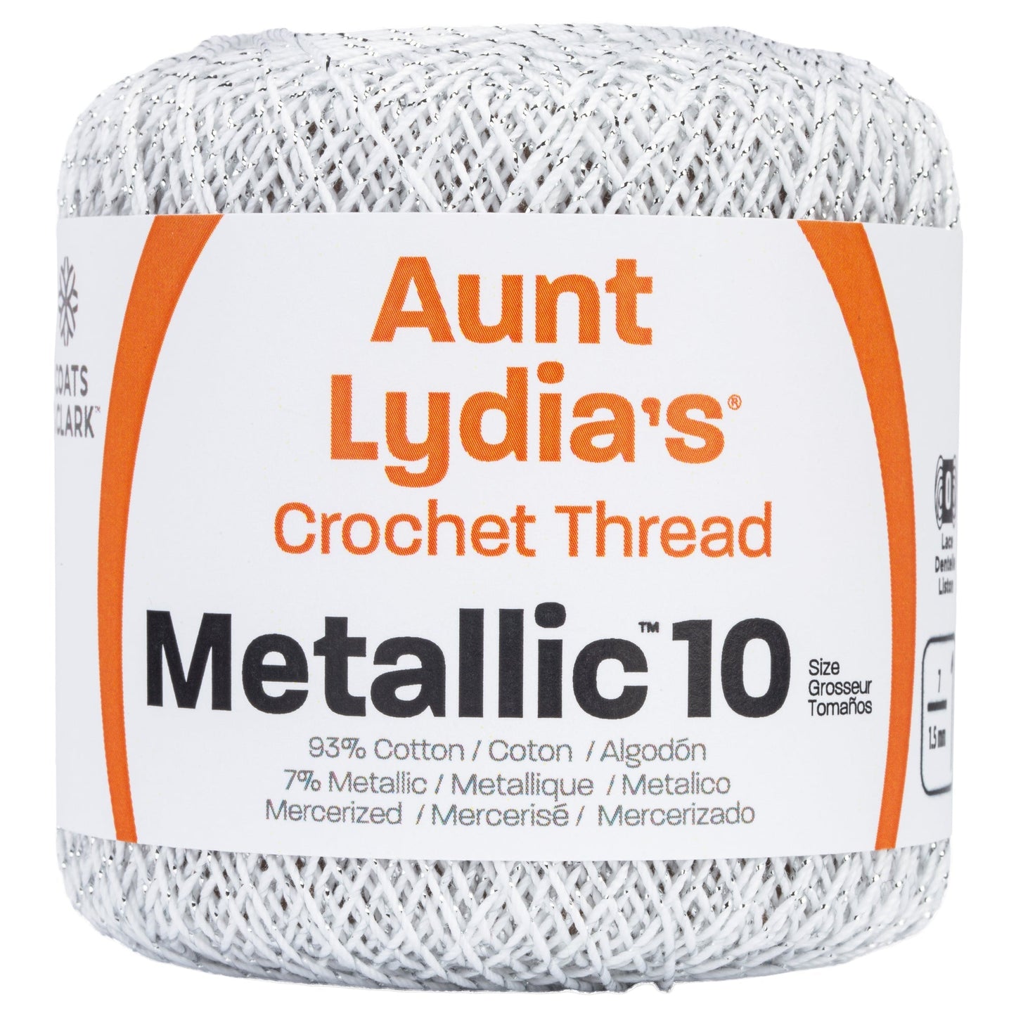 AL Metallic Crochet Thread Size 10