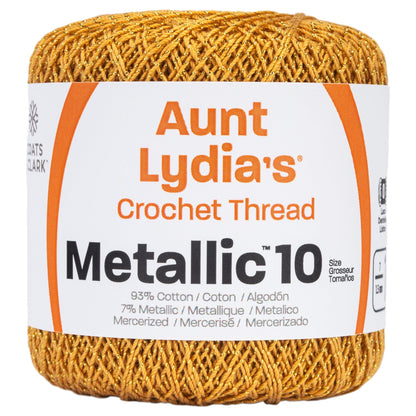 AL Metallic Crochet Thread Size 10