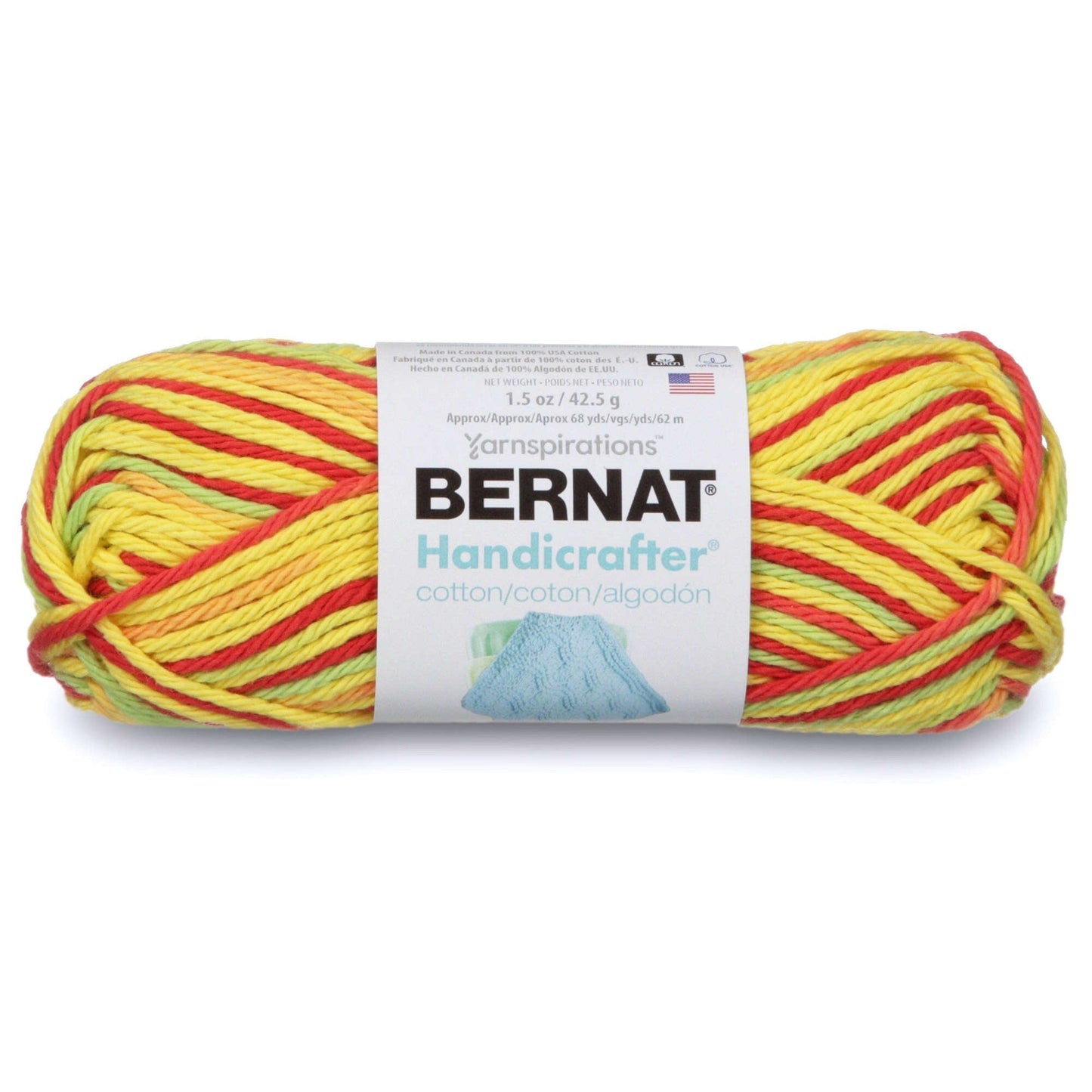 Bernat Handicrafter Cotton Ombres Yarn - Clearance Shades