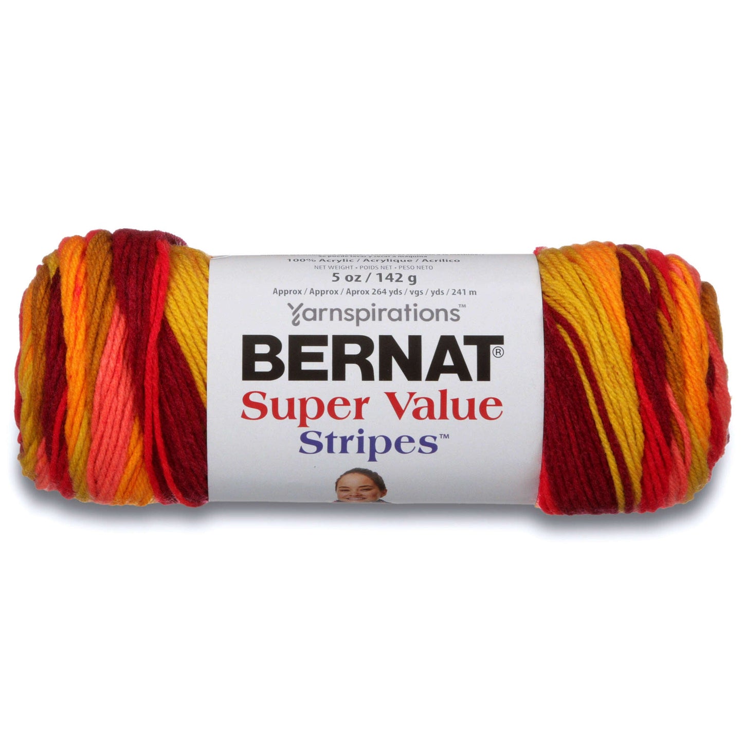 Bernat Super Value Stripes Yarn