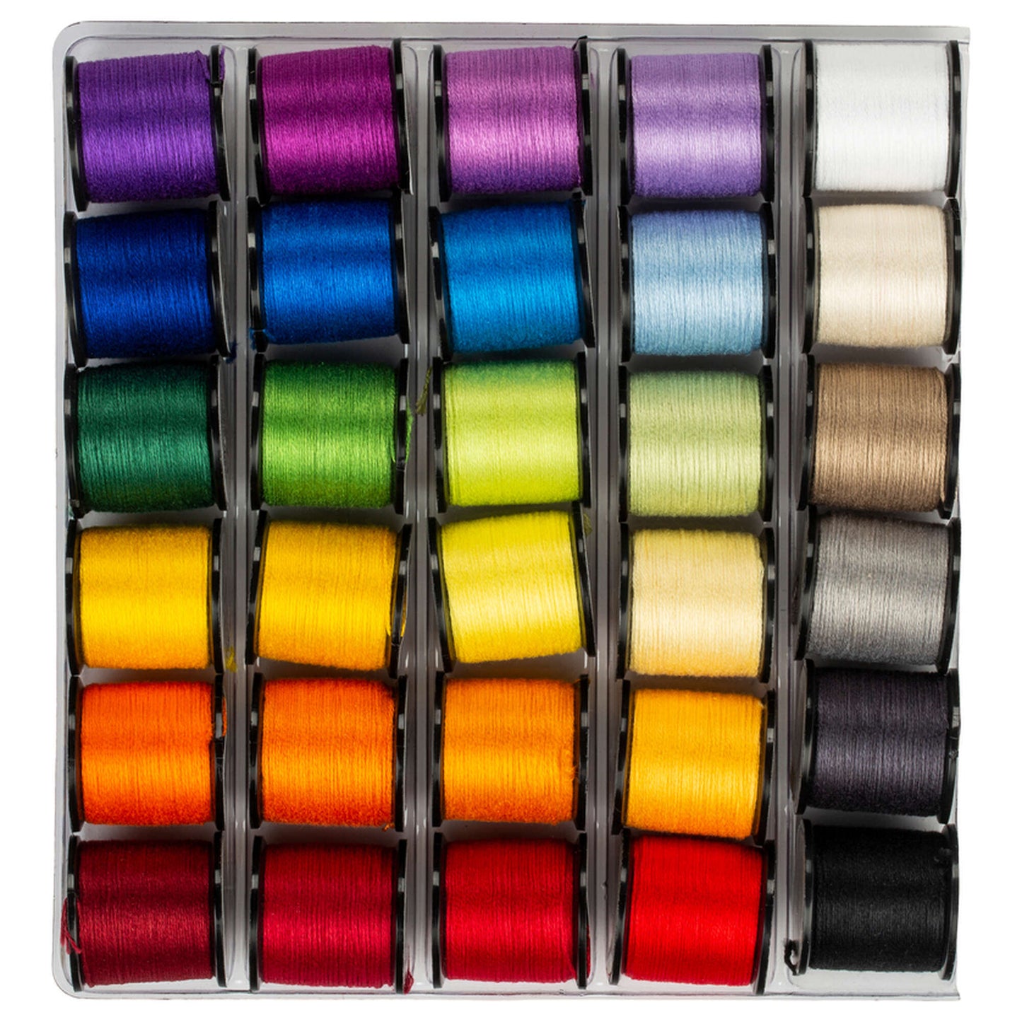 AN Embroidery Floss on Spools, 30 Pack