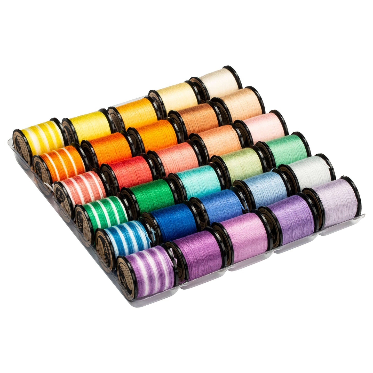 AN Embroidery Floss on Spools, 30 Pack