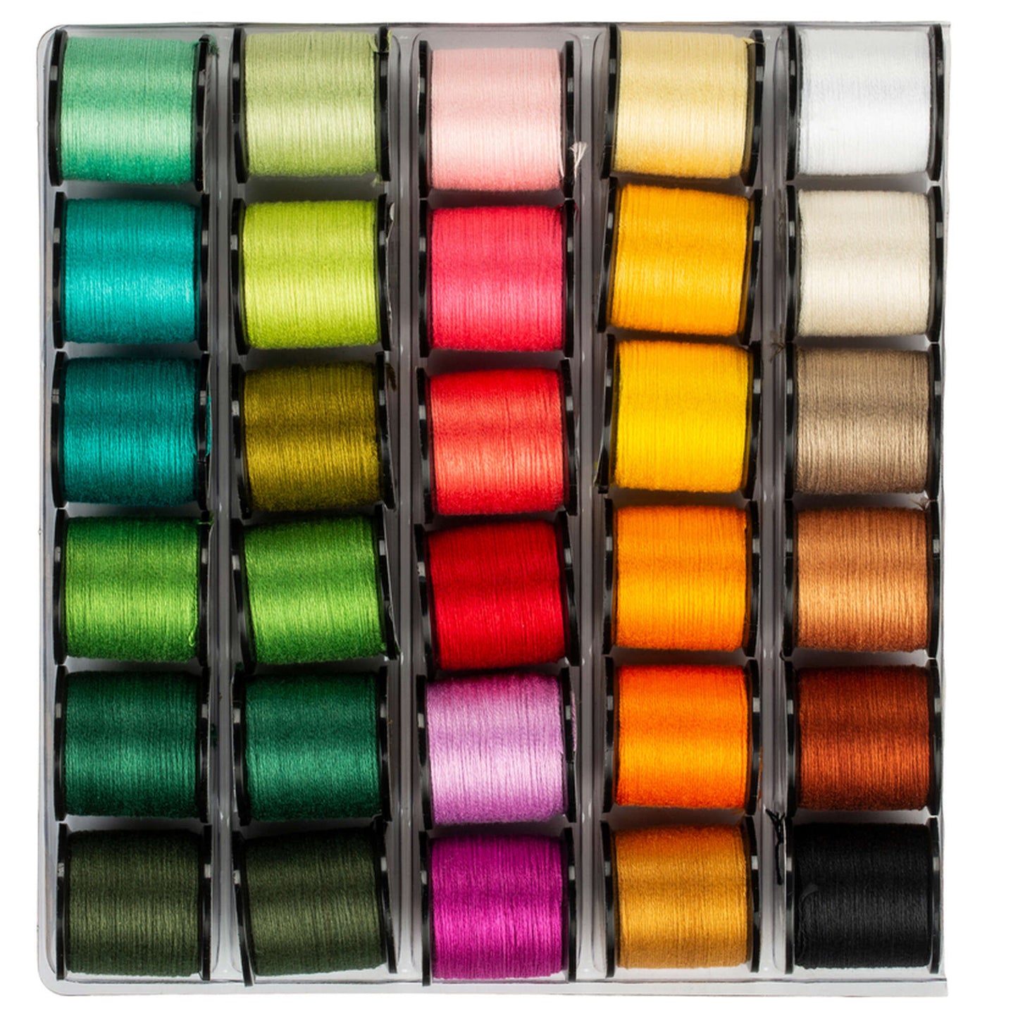 AN Embroidery Floss on Spools, 30 Pack