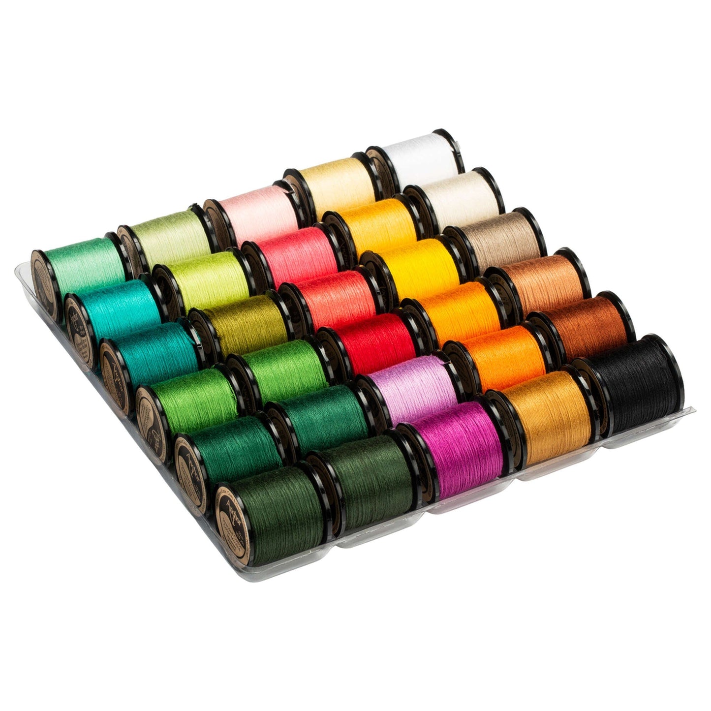 AN Embroidery Floss on Spools, 30 Pack