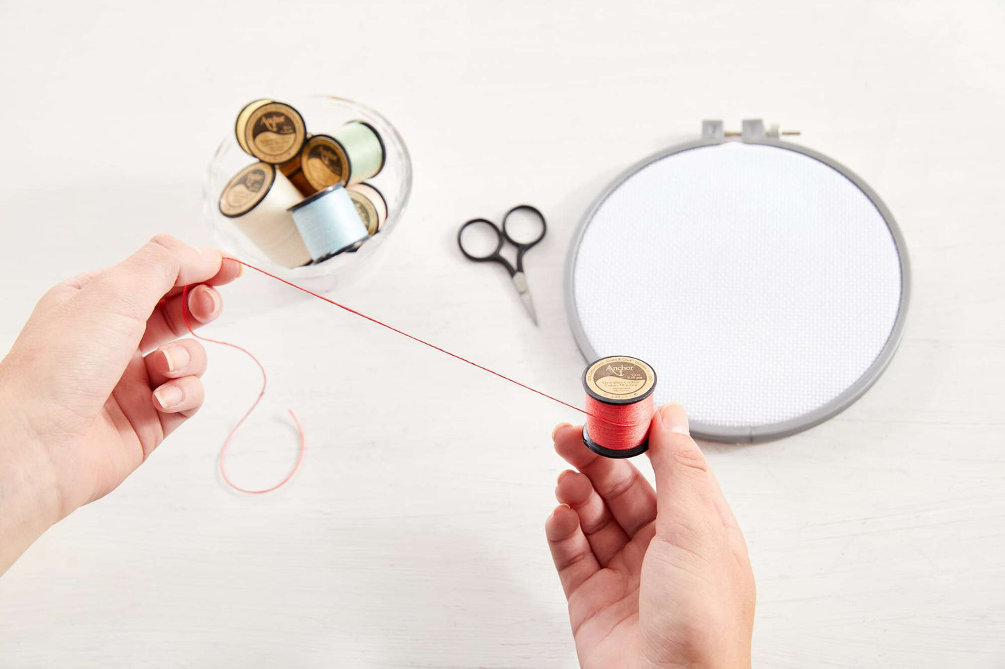 AN Embroidery Floss on Spools, 30 Pack