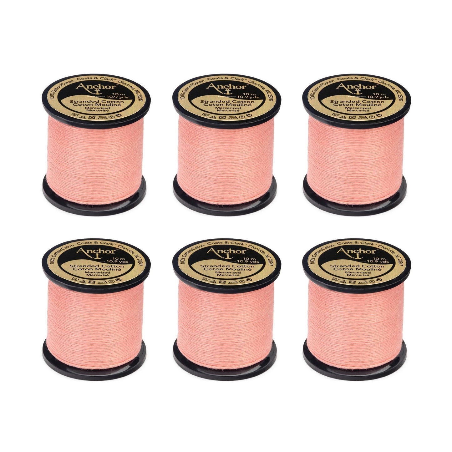 AN Spooled Floss 10 Meters (6 Pack) - Clearance shades